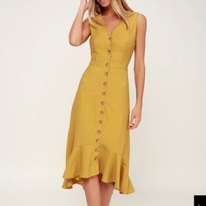 Lulu's when we first met mustered dress